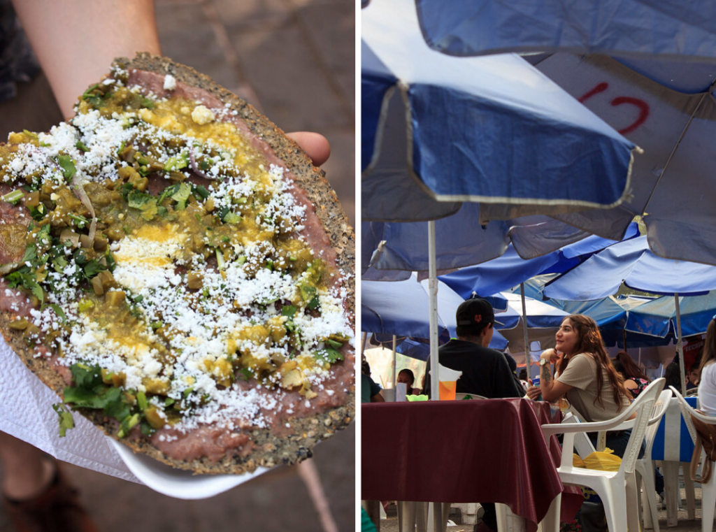 Tlayuda and markets of Mexico City